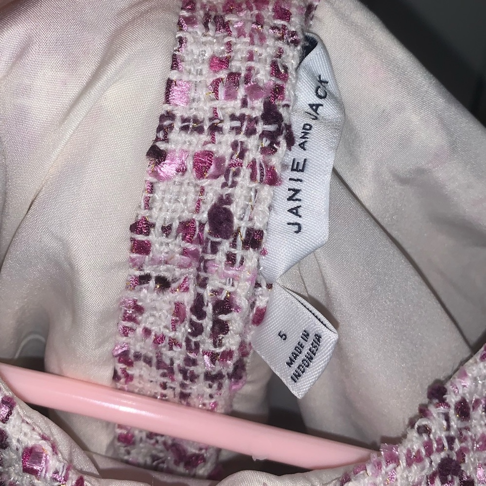 Janie and Jack Purple/Pink Shimmer Dress - Picture 11 of 12